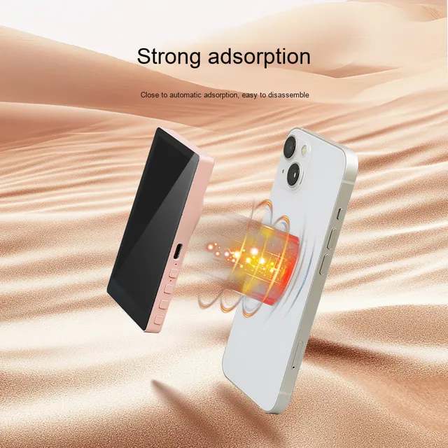 New Foldable Wireless Mobile Phone Screen Projector Gaming Selfie Magnetic Monitor Rear Live Broadcast Outdoor Assist Box 4G