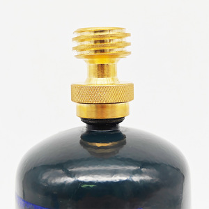 Adaptador de vial de propano QCC y <span class=keywords><strong>POL</strong></span> Adaptador de cobre Adaptador de cilindro de gas para acampar al aire libre Estufa de gas Convertidor de gas - Product Image 4