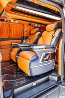Kit de conversion intérieur VIP complet pour Mercedes Classe V W447, tableau de bord, sièges capitaine, lit plat à 180°, console latérale OEM