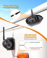 Système de caméra de recul sans fil pour camping-car, Plug & Play, Furrion, écran tactile HD 7 pouces 1080P, 3 caméras arrière/latérales, lignes de stationnement DIY, enregistrement DVR