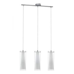 Lampadario a 3 Luci Pinto Cromato H. 110CM - 3X40W E27 - Product Image 1