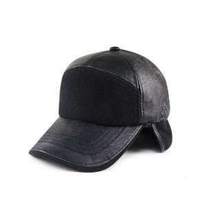 High Quality Baseball Cap Men Black Winter <b>Hat</b> Adjustable Autumn Winter Warm <b>Hats</b> Wholesale OEM - Product Image 1