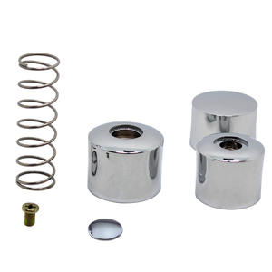 Accessoires pour vannes de chasse d'eau : Vannes de chasse d'eau manuelles à double action pour toilettes et urinoirs, avec volant, vis à ressort et bouton d'étiquetage - Product Image 1