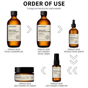 Kit de Cuidado de la Piel de Marca Privada, Cruelty Free, Hidratante, Blanqueador, Antioxidante, Antienvejecimiento, Reparador, con Semillas de Perejil - Product Image 6