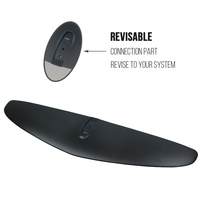 Stabilisateur d'aile avant en carbone, grande pompe, foilboard 2100, base de planche de surf, hydrofoil, windfoil, SUP, pumpfoil, wing foil, débutant