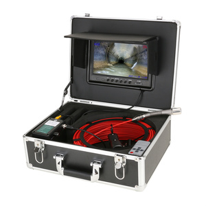 Hot Sale 9&quot; Monitor 1080P Sewer Pipe Inspection Video <strong>Camera</strong> IP68 Drain Pipeline Industrial <strong>Endoscope</strong> With 12PCS LED <strong>Lights</strong> - Product Image 4