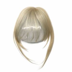 Vente en gros de franges ultra fines 3D à clipser avec un joli filet, franges naturelles plates et soignées pour femmes, extensions de cheveux 100% humains - Product Image 1