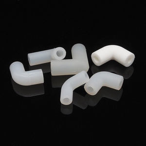 <strong>Custom</strong> Made LFGB Momentive <strong>Soft</strong> Transparent Silicone VMQ Rubber Elbows High Quality <strong>Silicon</strong> Products - Product Image 4