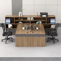 Échantillon Gratuit - Bureau Modulaire Moderne en Bois Personnalisable - Poste de Travail Extensible et Convertible - Mobilier Commercial
