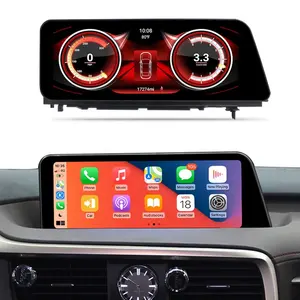 YZG-REPRODUCTOR multimedia con pantalla de 12,3 "y Radio, autorradio doble Din con Android Rx 2015 300 400H Navi 350 para Lexus