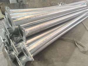 Tianhuang 20ft 25ft 30ft 5M 6M 7M 8M 9M 12M thép cực mạ kẽm giảm dần đèn bài bát giác hình nón cực ánh sáng đường phố bài - Product Image 2