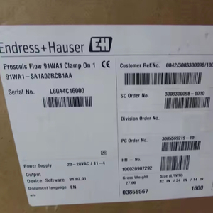 Débitmètre ultrasonique à pince Endress+Hauserr Prosonic Flow 91W de haute qualité pour la mesure des conduites d'eau et d'eaux usées - Product Image 2
