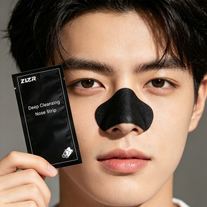 Masque Peel-Off Personnalisé au Charbon de Bambou, Exfoliant, Nettoyant Pores, Bandes Nasales Nettoyantes en Profondeur, Élimination des Points Noirs, Vitamines E - Product Image 5