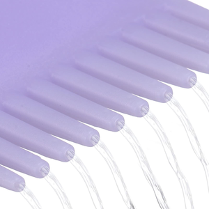 Bouteille de teinture capillaire en plastique à dents intégrées 180 ml 6 oz, flacon applicateur d'huile capillaire avec peigne - Product Image 2
