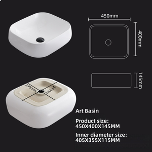 Collection de lavabos en céramique artistique de luxe Wayon : Solutions de lavabos sur comptoir et sur piédestal pour les maisons haut de gamme - Product Image 5