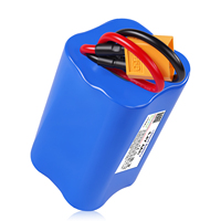 Paket Baterai Lithium Ion Kustom 6.4V 4Ah 25.6Wh Side-by-side dengan BMS untuk Sistem Keamanan Lampu Taman Tenaga Surya Kustom OEM ODM