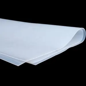 Silicone Rubber Sheet High Temperature Silicone Rubber Sheet Heat Resistant Transparent Mat Cushion Pad Eco-Friendly Factory Supply 500*500*5mm