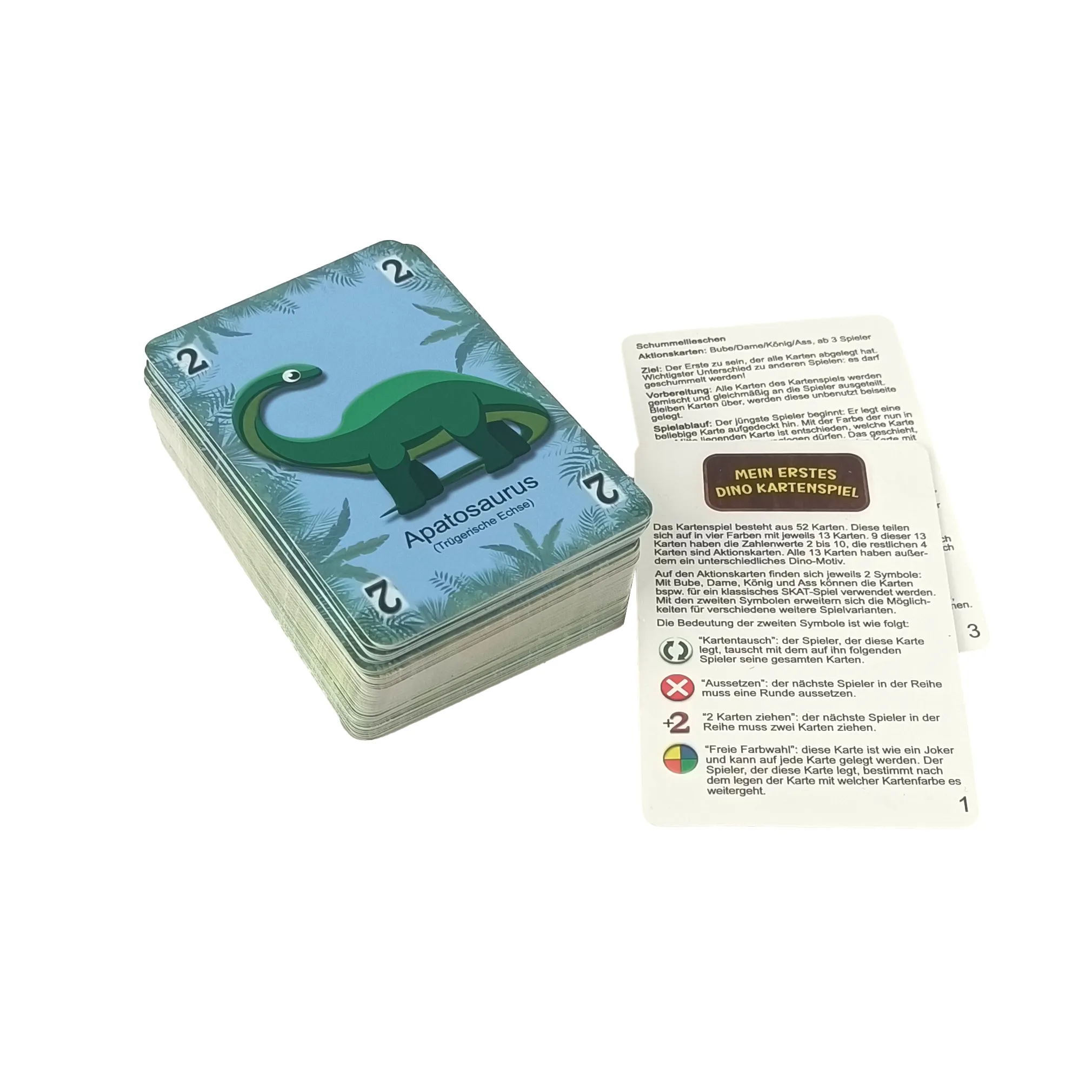 Stampa di animali personalizzati carte da Poker stampa di carta portatile su richiesta carte da gioco