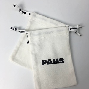 Pochette en mousseline de coton personnalisée avec cordon de serrage pour boucles d'oreilles, bijoux, emballage anti-poussière, avec ruban personnalisé et logo - Product Image 3