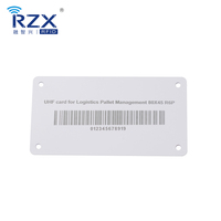 Etiqueta RFID UHF de tamaño y Chip personalizado a prueba de agua con número de láser/código de barras/Código QR, inventario de lotes