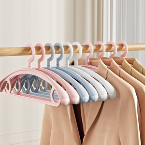 Wide Shoulder Clothes Hanger Thickened Non Slip Coat Hanger For Wardrobe Clothing Organizer Rectangle Hook Type - Product Image 1