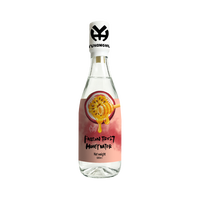 500ML Glazen Fles Passievrucht Honing Sap Concentraat 500ml Echt Fruitpulp Gezonde Smaak Dagelijkse Hydratatie