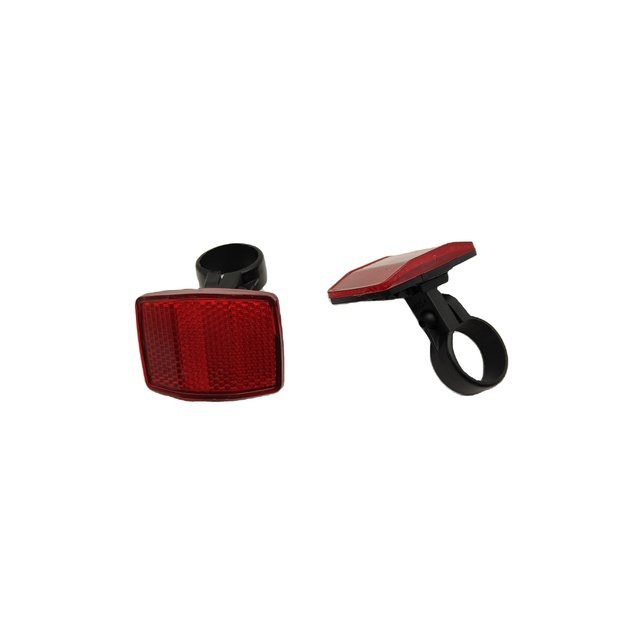 Solar Powered Energy-saving Durable Waterproof Headlights Frame Road Bike Front Rear Plastic Reflectors Mounting Reflective Tape