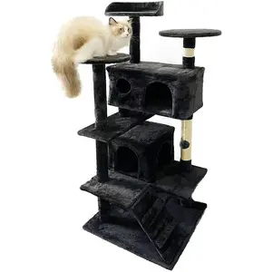 Factory Orders Wholesale Pet Supplies Cat Toys Scratching post Cat Tree Nest Hammock