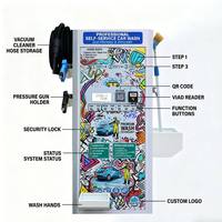 Machine de lavage de voitures électrique en libre-service 24h/24, sans surveillance, avec système de paiement par carte intelligente et code QR, nettoyeur haute pression commercial