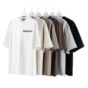 Camiseta clásica básica de algodón de color liso para hombre, camiseta informal de cuello redondo, transpirable, ligera, para uso diario informal - Product Image 1