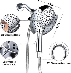 Лидер продаж, многофункциональная душевая головка 2 в 1 - Product Image 3