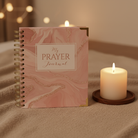 Carnet de Prières Quotidiennes Personnalisé, Journal de Manifestation, de Motivation, de Gratitude, d'Inspiration, de Soins Personnels, Planificateur, Journal Biblique, Agenda