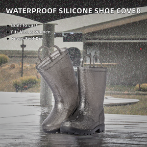 Cubrezapatos Reutilizables de PVC Impermeables, Ligeros, Unisex, Protector de Botas para Lluvia, para Montar a Caballo, Caza, Campos de Arroz - Product Image 2