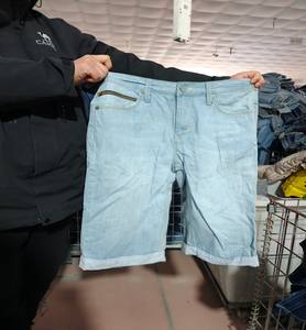 Shorts en jean pour hommes grande taille d'occasion, style classique décontracté, vente en gros de vêtements usagés en vrac, directement de l'usine - Product Image 2
