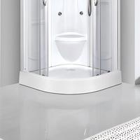 Salle de bain et cabine de douche haut de gamme pour complexe résidentiel, commande en gros, salle de bain confortable avec douche