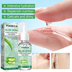 OEM 30ml verde adulto líquido cara suero té esencia niacinamida piel blanqueamiento contracción de poros efectos antienvejecimiento ACEITE DE Aloe Vera - Product Image 3