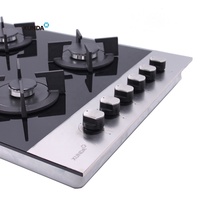 Xunda 90cm mode prix compétitif verre haut gaz multi-cuiseur 6 brûleurs cuisinière à gaz plaque de cuisson 6 brûleurs tables de cuisson