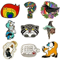 Cartes assorties d'impression en métal Offre Spéciale d'usine carnaval en or personnalisé émail dur doux badges de bon présage