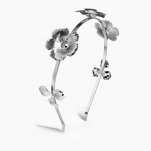 عصابة رأس معدنية كبيرة على الطراز الأوروبي والأمريكية عالية الجودة لربيع وصيف الشعر التبعي للفتيات - Product Image 3