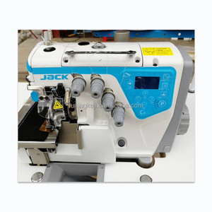 Máquina de Coser Industrial <span class=keywords><strong>Overlock</strong></span> Computarizada <span class=keywords><strong>Jack</strong></span> <span class=keywords><strong>C4</strong></span> de 4 Hilos, Máquina de Sobrecostura, Remalladora, Máquina de Coser Costuras Ocultas para Prendas - Product Image 2