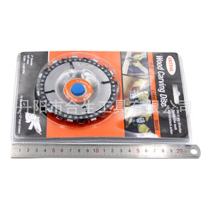 Disque de sculpture sur bois Artpol, 4 pouces, 22 dents, pour meuleuse d'angle, outil de découpe et de façonnage en acier inoxydable - Product Image 2