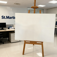 Toile de peinture en coton vierge de haute qualité, triple apprêtée, en gros, large de 2,2 mètres