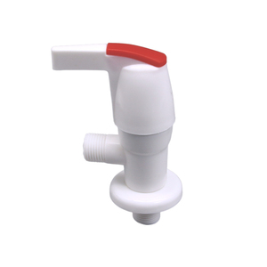 Robinet d'arrêt triangulaire en plastique blanc de haute qualité, prix de gros, 1/2 pouce - Product Image 3