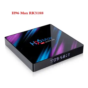 Yüksek kaliteli TVBOX H96 Max Max 18 Quad Core 4GB 32GB 64GB Android 10.0 Wifi Internet Set Top TV kutusu