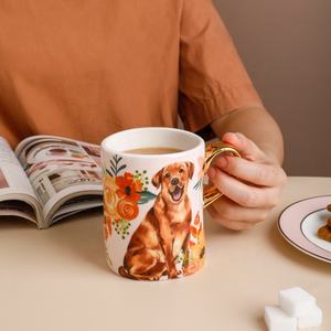 Drôle Mignon Animal Chien Maison Bureau <span class=keywords><strong>Porcelaine</strong></span> Thé Café Lait Tasse En Céramique Tasse de Petit Déjeuner - Product Image 5