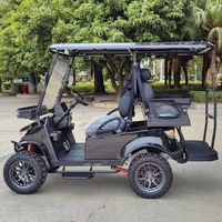 Kart à batterie au lithium 48V 72V homologué pour la route tout-terrain, buggy 4 places, carrito de golf électrique