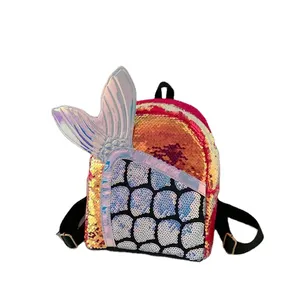 Factory Direct High Quality 1-6 grade mermaid school backpack school bag for kids school girl