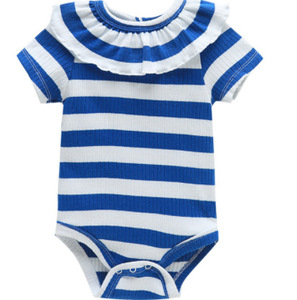 Body de <span class=keywords><strong>Verano</strong></span> de Manga Corta para Bebé al por Mayor, OEM ODM, Estampado, 100% Algodón, Ropa de Bebé, Niñas de 0 a 12 Meses, con Botones - Product Image 5