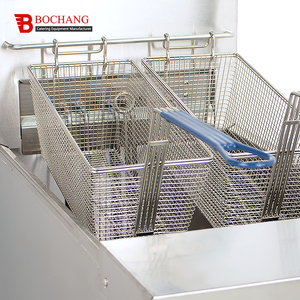 เครื่องทอดไฟฟ้าเชิงพาณิชย์ สแตนเลส แบบกลไก ทรงสี่เหลี่ยม ใช้งานด้วยมือ สำหรับใช้ในบ้านและนอกบ้าน - สำหรับทอดไก่และเฟรนช์ฟรายส์ - Product Image 5