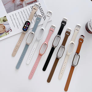 สายนาฬิกาหนังคลาสสิกพร้อมหัวเข็มขัดมงกุฎแบบพอดีสำหรับ <span class=keywords><strong>Xiaomi</strong></span> miband <span class=keywords><strong>7</strong></span> - Product Image 1